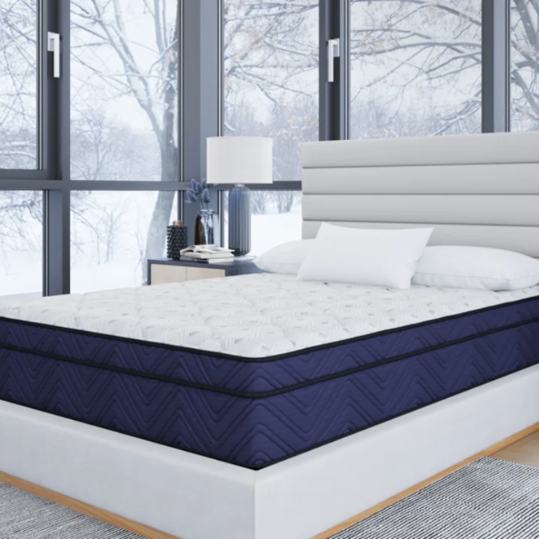 Golden Mattress Cool Silk Hybrid 12" Euro Top